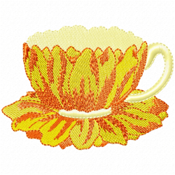 Mugs Embroidery Design 11